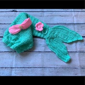 Newborn Photoshoot Mermaid Outfit